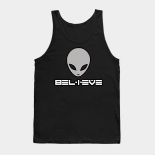 BELIEVE GRAY Tank Top